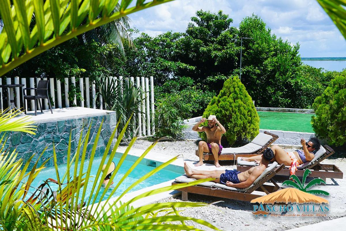Hotel Pancho Villas Bacalar - Free Bikes And Paddles Esterno foto
